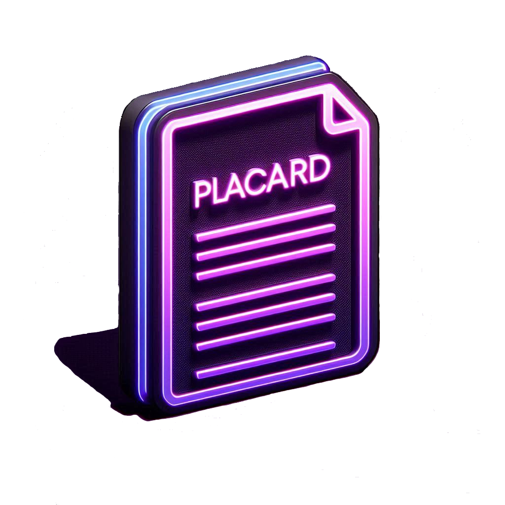 Placard Icon